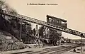 The viaduct comprising twelve sections, of which the longest, at 22&nbsp;m (72&nbsp;ft) crossed the tracks of the Coteaux line.