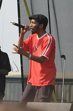 Del performing at Zilker Park in 2008