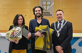Receiving the County Culture Award 2018