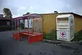 Bus stop shed