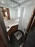Squat toilet in Chinese High Speed train (G3551)