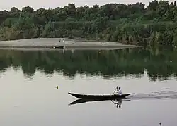 Boatman on the Blue Nile