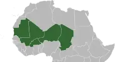 Map of G5 Sahel member states