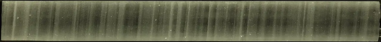 Image 30Ice core, by the Greenland Ice Sheet Project (from Wikipedia:Featured pictures/Sciences/Others)