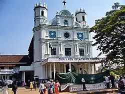 Facade of the church, 2007