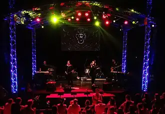 Grimm performing in Bar, Montenegro in 2018