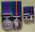 Medal group of the GSM and ACSM plus dress miniatures.
