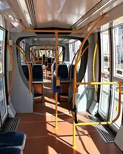 Interior of the ML1 Citadis 302