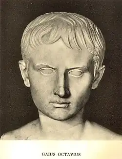 Bust of Augustus as a young Gaius Octavius