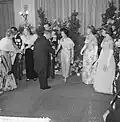 The Dutch royal family host King Bhumibol Adulyadej and Queen Sirikit of Thailand on their State Visit to The Netherlands, 1960