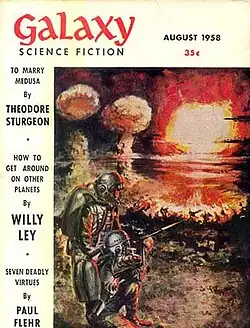 Galaxy Science Fiction cover (August 1958)