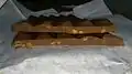 Large Galaxy Honeycomb Crisp bar, split in two