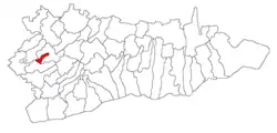 Location in Călărași County