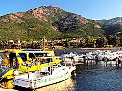 The harbour in Galéria