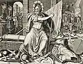 "Bellona inspires the invention of arms", Philip Galle, 1574