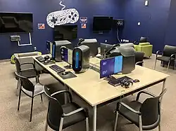 A photo of a video game room from the St. Catharines Public Library (SCPL)