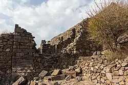 Wall breach at Gamla