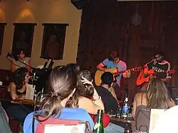 Gandhi in Jazz Café, Costa Rica, 2006