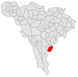 Location in Alba County
