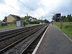 The railway station in Neuilly-lès-Dijon