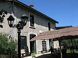 Former train station, now a restaurant