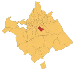 Location of Los Garres