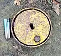 Small gas manhole in Ukraine.
