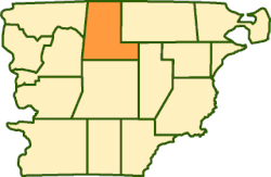 Location of Gastre Department
