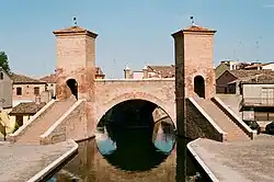 Ponte dei Trepponti (1638), built by Giovanni Pietro da Lugano to a design by Luca Danese of Ravenna