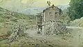 Gatehouse en route to Odolina by Rafail Sergeevich Levitsky.(1907) The Di Rocco Wieler Private Collection, Toronto, Canada
