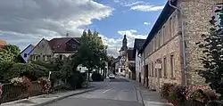 Brückenstraße (Bridge Street) in the village center