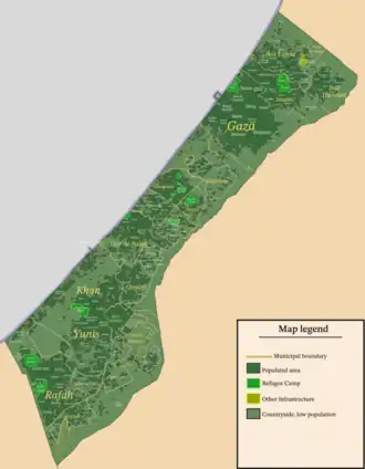 Municipalities in the Gaza Strip