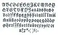 Typeface of the Prayer book (1514)