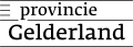 Official logo of Gelderland