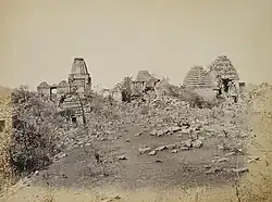 Ruined temples at Sonkansari, Ghumli