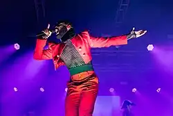 Owusu performing at Splendour in the Grass in 2022