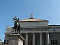 The monument to Garibaldi