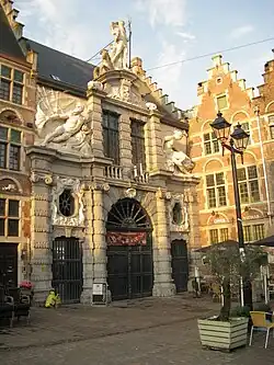 Image 226Entrance gate of Oude Vismijn ("Old Fish Market") (from Ghent)