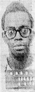 Mugshot of George Elder Dungee, from Maryland Department of Corrections, 1973