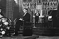 Gerard Reve in the Vondel Church (1969, after the presentation of the P.C. Hooft Prize)