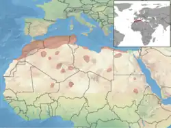 Map of range