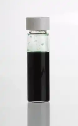 Essential oil in glass vial