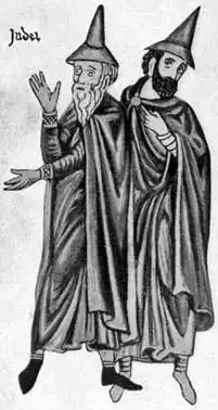 German Jews of the twelfth century. From Herrad von Landsperg, Hortus deliciarum