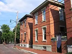 Typical German Village homes on Beck Street