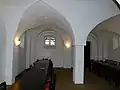 Cross vault room in the cavalier house wing