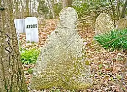 A 13th-century Cuman stone statue in the Geyikdere village of the Yalova Altınova District, Turkey