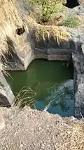 Rockcut water cistern