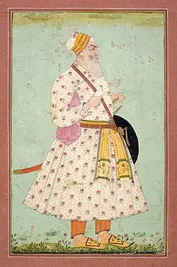 Aurangzeb's general at the siege of Golconda, Ghazi ud-Din Khan Feroze Jung I, Hyderabad, 1690. His son was the first Nizam of Hyderabad.