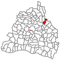 Location in Dolj County