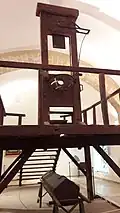 19th-century Bourbon guillotine